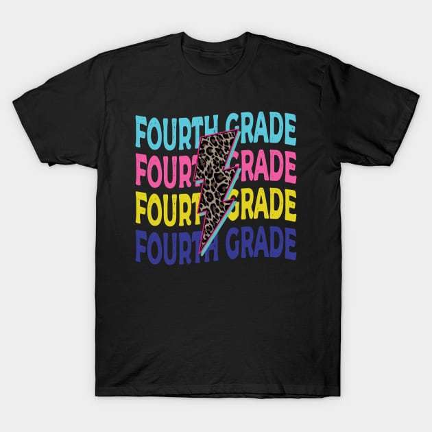 Fourth Grade Lightning bolt T-Shirt by DigitalCreativeArt